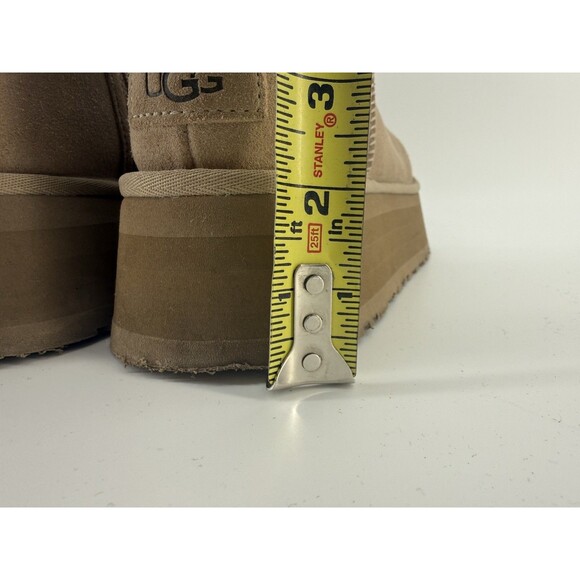 UGG CLASSIC DIPPER SUEDE SAND WOMEN'S BOOTS US SIZE 12 1144031 Platform - Picture 7 of 13